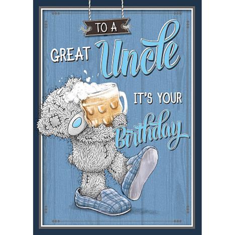 To A Great Uncle Me to You Bear Birthday Card £1.79